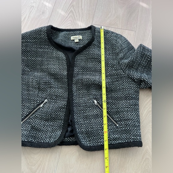 OneWorld tweed cropped 3/4 sleeves blazer - Picture 5 of 10